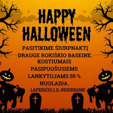 Lapkričio 1 d. baseinas nedirbs